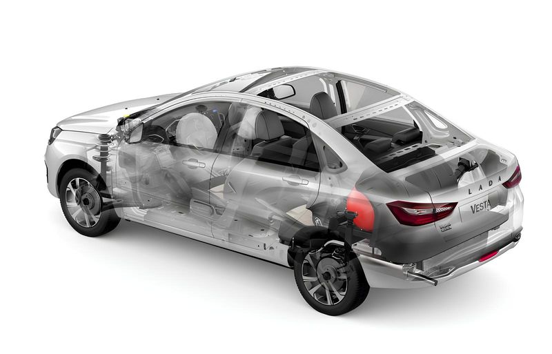 Фото конструкции LADA Vesta CNG