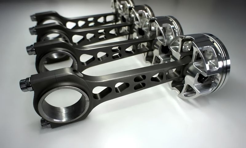 Облегчённые шатуны с поршнями для двигателя на Stage3